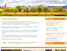 Tablet Screenshot of gfrs.de